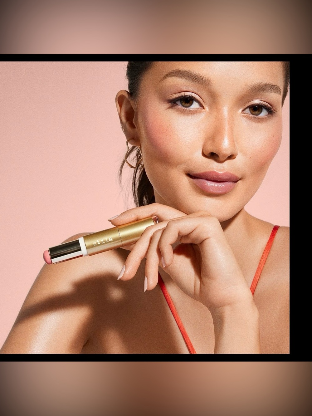 Stila Dual-Ended Cream Blush & Bronzer Stick - grapefruit- caramel - Picture 9 of 13